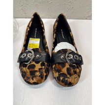 BCNGeneration BG-DINIA 3 Leopard Animal Print Leather Straps Flats Size ... - $613.68 MXN