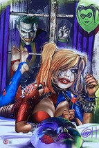 Greg Horn Signed 11x17 Harley Quinn w/ Joker Photo BAS - £45.65 GBP