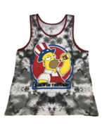 The Simpsons Homer Men&#39;s Tank Top Born In The USA T Shirt Patriotic Smal... - £11.36 GBP