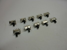 10 Pack Lot On Off Mini Slide Switch 1P2T SPDT 3 Pin Toggle Button SS12D07VG DVD - £8.63 GBP