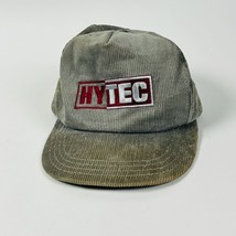 Vintage Hytec Corduroy Snapback Hat USA - $11.39
