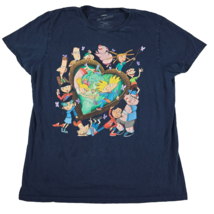 Hey Arnold! Jungle Heart T Shirt Hot Topic Exclusive Adult Size Large Navy - £13.74 GBP