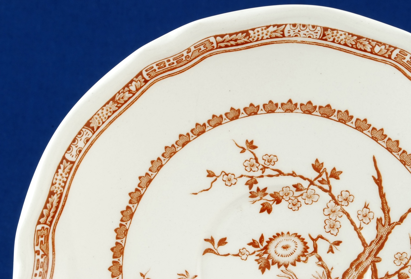 Mason's Quail Brown 6.25" Oversized Saucer Made in England Item image 2