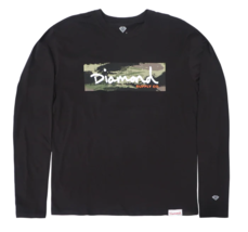 Diamond Supply Co. Men&#39;s Special Forces  Long Sleeve Military BlackT-Shirt - $23.95