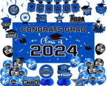 Graduation Decorations Class of 2024, Congrats Grad Banner, Class of 202... - $35.96