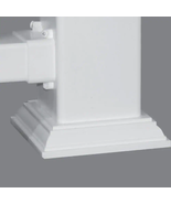 4 In. X 4 In. White New England Base Trim - $5.42