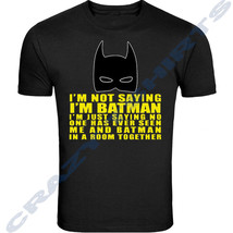 Dc Comics Batman Classic Logo Official Nwt Adult T-ShiRT Big Sizes 4XL 5XL - £14.37 GBP