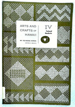 Arts &amp; Crafts of Hawaii No IV 4 Twined Baskets Te Rangi Hiroa P Buck Gou... - £23.06 GBP