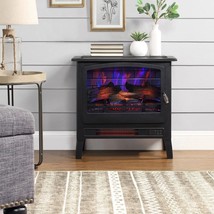 Infrared Electric Fireplace Stove Heater, 5,200 BTU, 26.7&quot;x14.5&quot;x22.6&quot; CSCESH-1 - £115.92 GBP