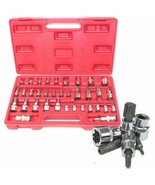 35Pcs External Star E-Socket Bits Female Male E-Torx Tamper Proof Socket... - $28.04