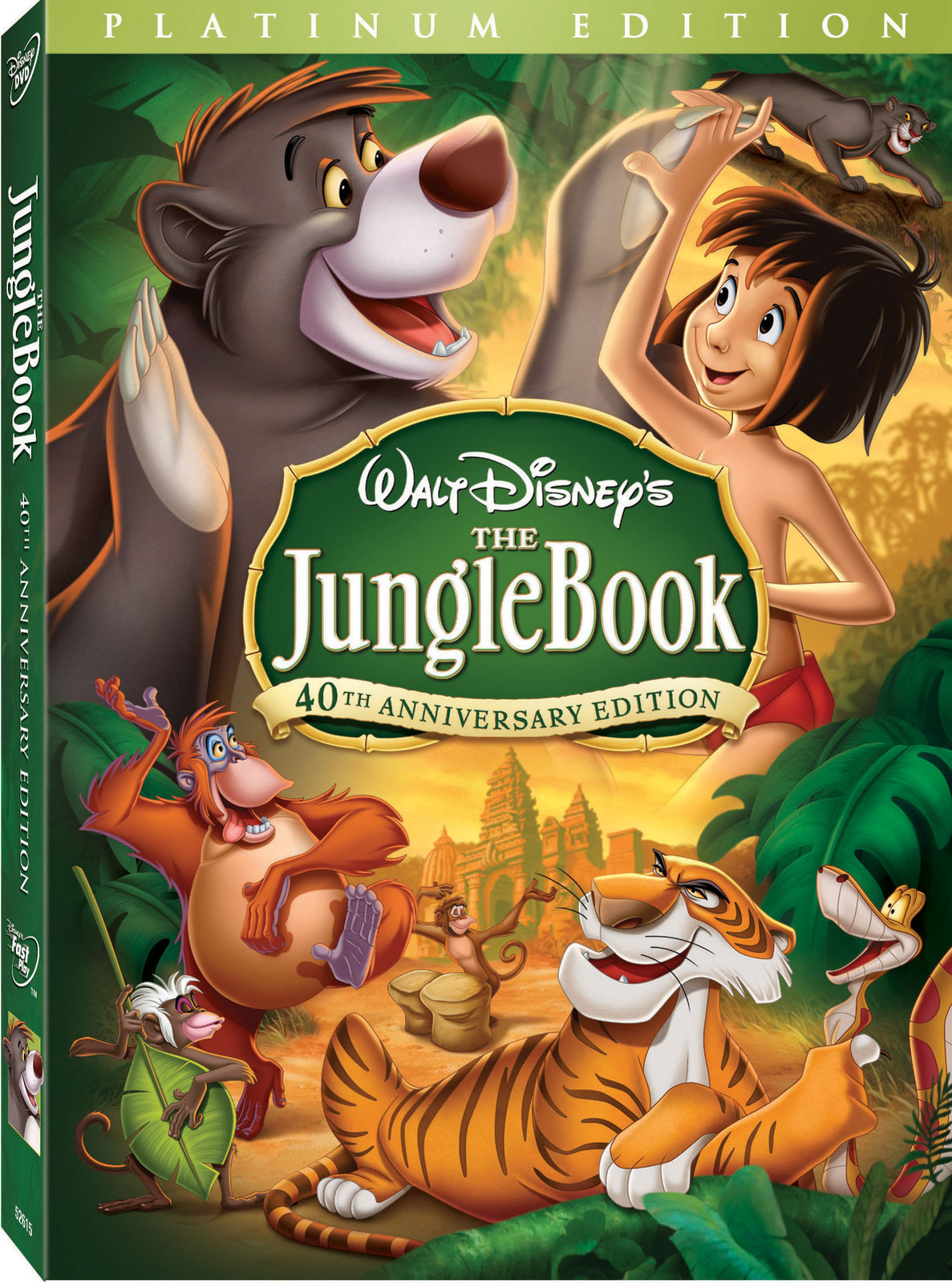 The Jungle Book [DVD] (Platinum Edition) (Bilingual) Free Shipping in Canada - $17.59