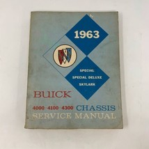 1963 Buick Shop Manual for Series Special Chasis Service 4000 4100 4300 - £11.75 GBP