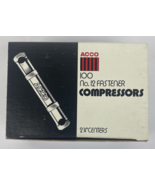 Acco Premium No. 12 Fastener Compressor Fasteners 70014 100/Box 2 3/4&quot; C... - $16.26 CAD