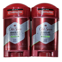 2 Old Spice Sweat Defense Extra Fresh 48hr 2.6oz Antiperspirant Deodorant Solid - £23.62 GBP