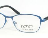 Röhm Mod. 8739 COL. 1011 BLEU / NOIR LUNETTES MONTURE Rohm 53-15-135mm - $66.97