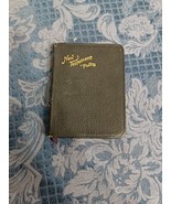 VTG WW2 WWII Era New Testament Psalms Pocket Vest Bible Book Gilt Edge N... - $39.59