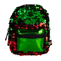 Sequins BooBoo Mini Backpack - Green Red - £15.38 GBP