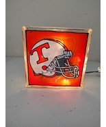 Tennessee Volunteers Inspired Glass Block Hand Painted Light 2006 - £25.76 GBP