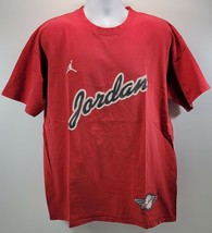 Vintage Men&#39;s Air Jordan 23 Red Cotton T-Shirt XL - £15.50 GBP