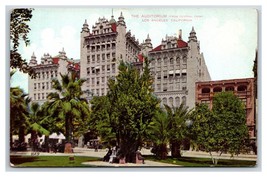 Auditorium From Central Park Los Angeles California CA UNP DB Postcard P21 - $4.90