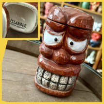 Stockton Islander mit Deckel Smiley Tiki Becher Otagiri Mercantile Compa... - $145.52