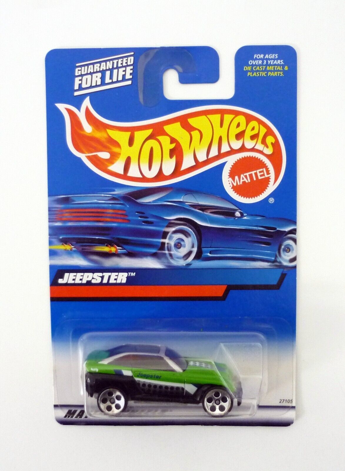 Primary image for Hot Wheels Jeepster #140 Green Die-Cast Car 2000