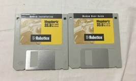 US Robotics 33.6 Modem Card Disks Installation And User Guide - $9.37