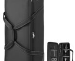VEVOR Studio Equipment Trolley Case, 100 x 38 x 32 cm, Rolling Camera Bag - $115.99