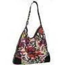 Tote Shoulder Bag Hobo Beach Bag Purse Dana Buchman White Multi Floral $80 NEW - £25.31 GBP