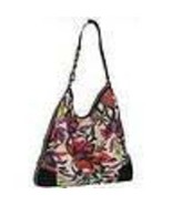 Tote Shoulder Bag Hobo Beach Bag Purse Dana Buchman White Multi Floral $... - £25.03 GBP