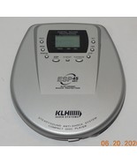 KLH Portable CD PLAYER Model DM45CK Rare HTF Tested and WORKS - $690.21 MXN