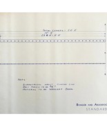 1956 Railroad Bangor Aroostook Bridge Tie Spacer Blueprint B4 Trains DWDD15 - $118.23 CAD