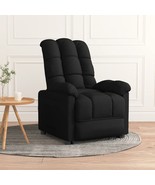 vidaXL Black Fabric Medium Recliner Chair Adjustable Headrests Modern Li... - $5,428.90 MXN