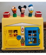 Vintage 1986 Disney Babies Spin Around Play House activity toy Mickey Mouse - $40.60 CAD