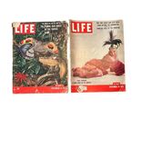 Vintage LIFE Magazine 1954 Mid Century Ads Bourbon Tobacco Jello Pyrex E... - $28.80