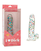 Naughty Bits I Love Dick Heart Filled Dong - Multicolor - £22.89 GBP