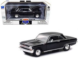 1964 Chevrolet Nova SS Black &quot;Muscle Car Collection&quot; 1/25 Diecast Model ... - $39.28