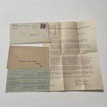 Gleanings in Bee Culture Appiary Ephemera Letter Medina Ohio 1937 bee ke... - £16.90 GBP