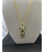 Gold Tiger Chain Necklace with Czs - $16.99