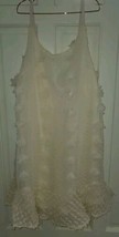 &amp;Merci Ivory Strap Dress Size Large NWOT - £17.48 GBP