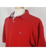 Vintage Tommy Hilfiger Polo Shirt Men’s XL Red S/S Color Block Flag Preppy - £12.76 GBP
