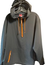 Rawlings Mens XXL Black Jacket 1/2 Zip Long Sleeve Pullover Windbreaker ... - $19.80