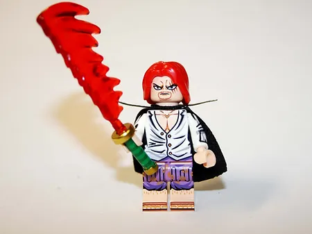 SLK Shanks One Piece Cartoon TV Show Anime Limited Edition Minifigure  - $7.80