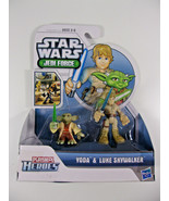 **NEW**2011 Playskool Heroes**Star Wars Jedi Force** Yoda and Luke Skywa... - £19.91 GBP