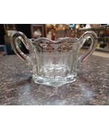 EAPG Etched Coffee Bean Pattern Glass Spooner Handles 3&quot; - $61.08 CAD