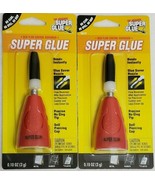 Lot 2 The Original Super Glue New Flow Control Dispenser 0.10 oz / 3 g S... - $16.20 CAD