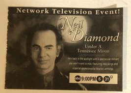 Neil Diamond Under A Tennessee Moon Vintage Tv Guide Print Ad TPA24 - £4.66 GBP