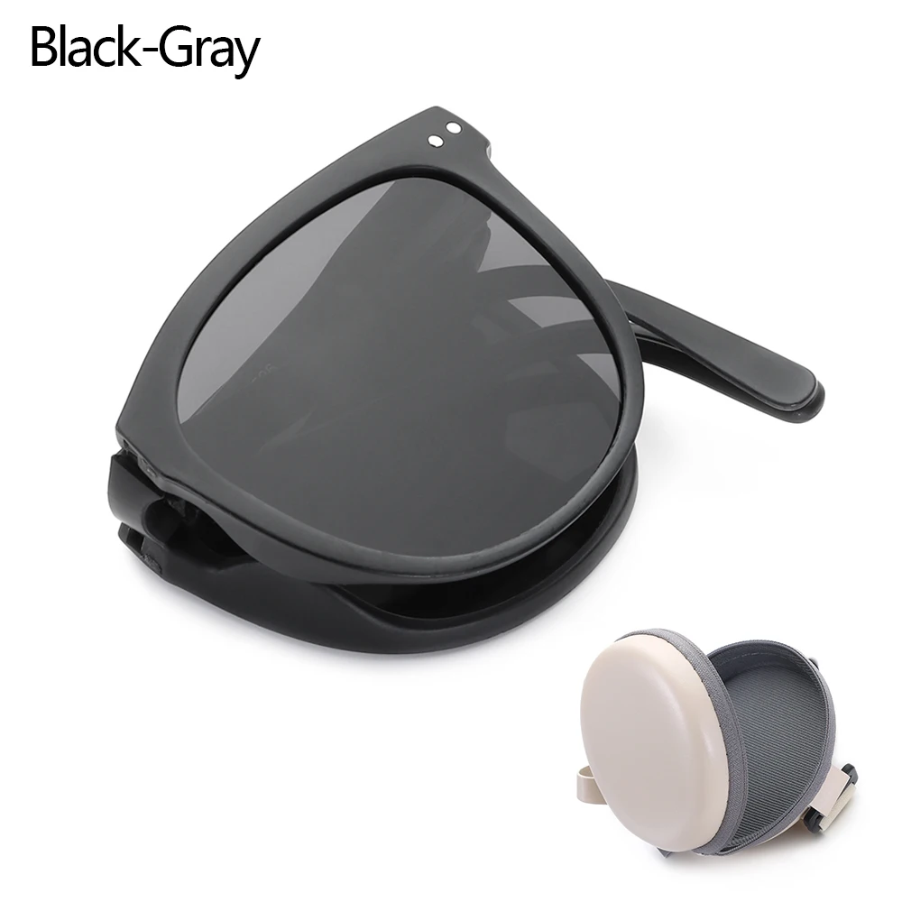 1pc Unisex Folding gles with Case Vintage TR90 Non-polarized Driving  Gles Perfe - £103.15 GBP