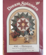 Dream Spinners #141 50” Tree Skirt, Wall Quilt or Tablecloth &amp; 12” Sitti... - $7.60