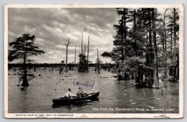 Tiptonville TN Out From Jim Hutchcrafts Place on Reelfoot Lake Postcard J28 - £11.15 GBP
